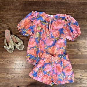 Talulah two piece floral vacation set